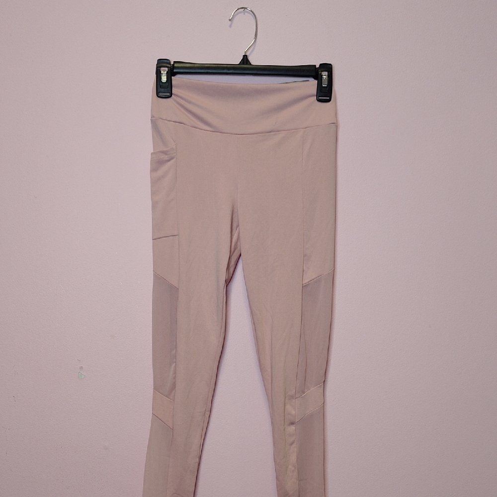 Women's Pink High-Waisted Leggings